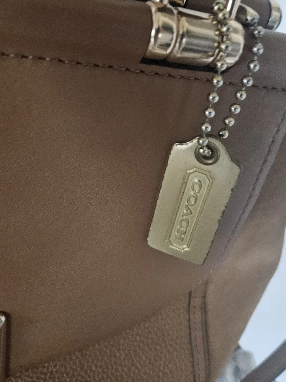 Coach Drifter Carryall In Tan And Camel